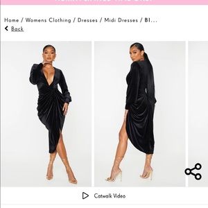 Sexy black dress for any special occasion.